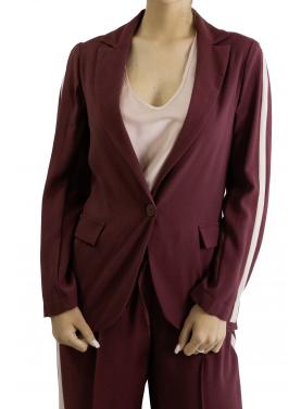 Giacca con bottone con striscia laterale Options 